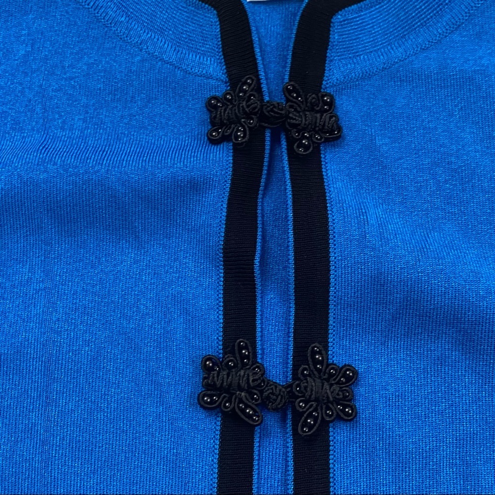 Misook Button Down Blouse Top Size Small Vintage - image 5